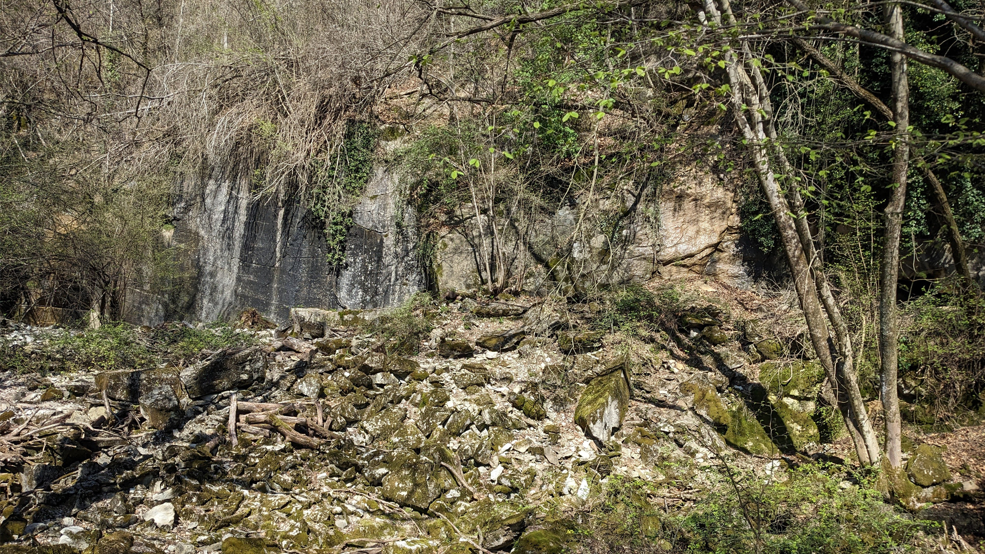 cava fenera sentieri, itinerarium