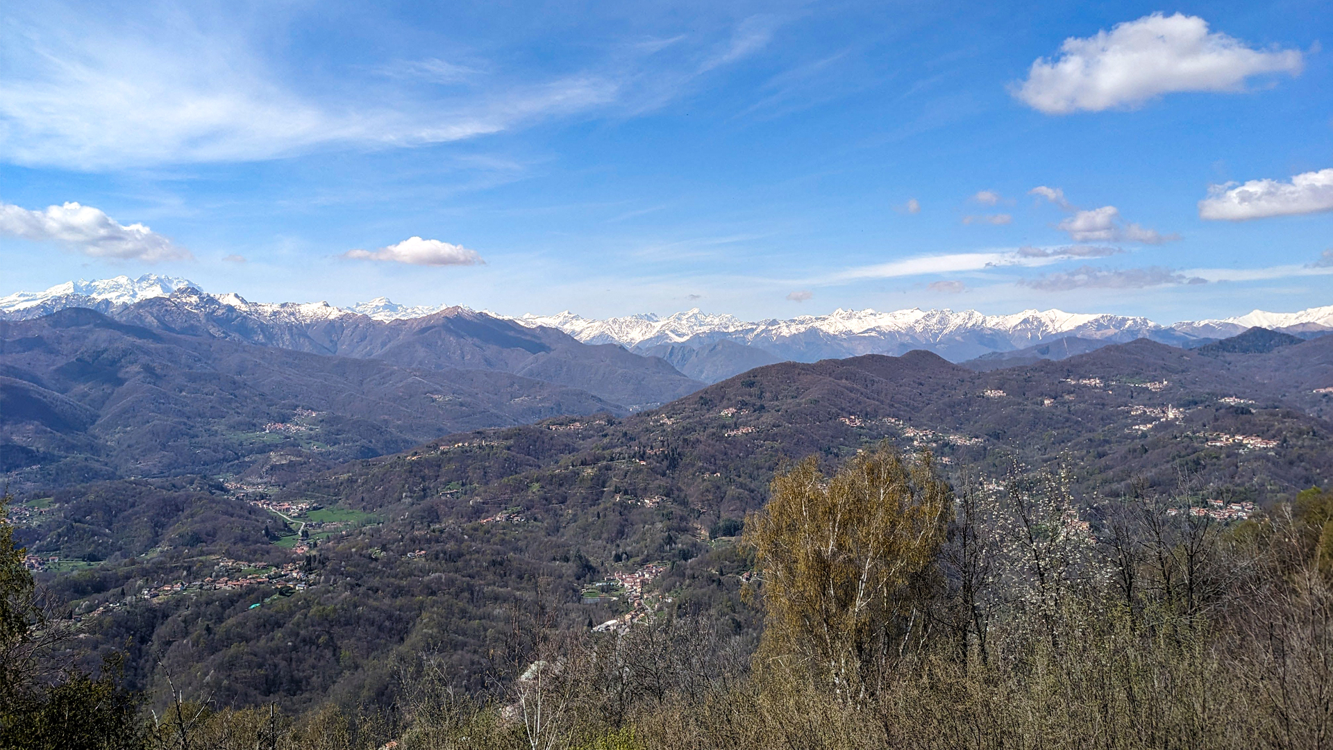 fenera escursioni panorama, itinerarium