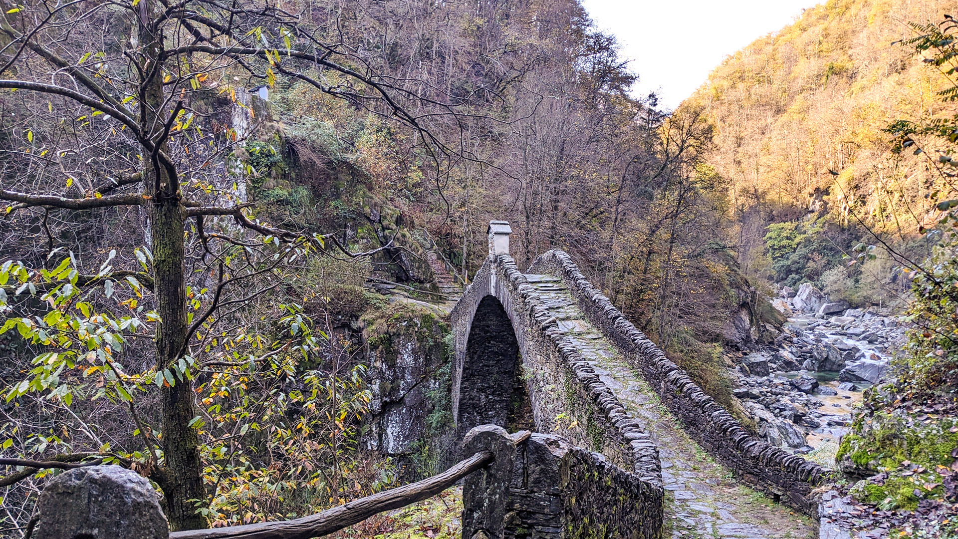 ponte romano intragna trekking, itinerarium